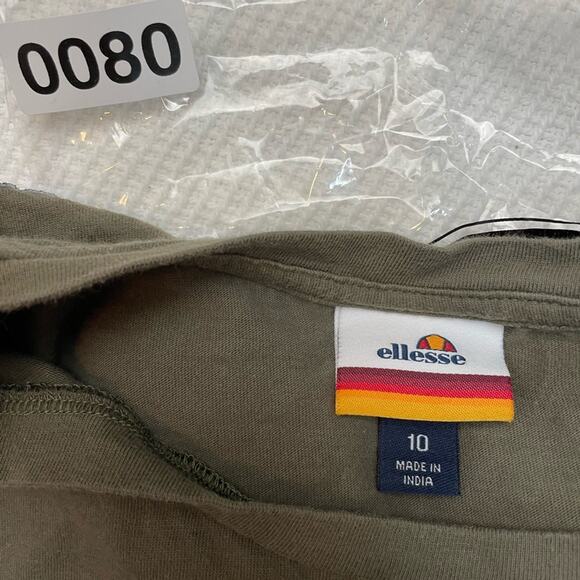 Ellesse Green cropped T-Shirt - Picture 12 of 12